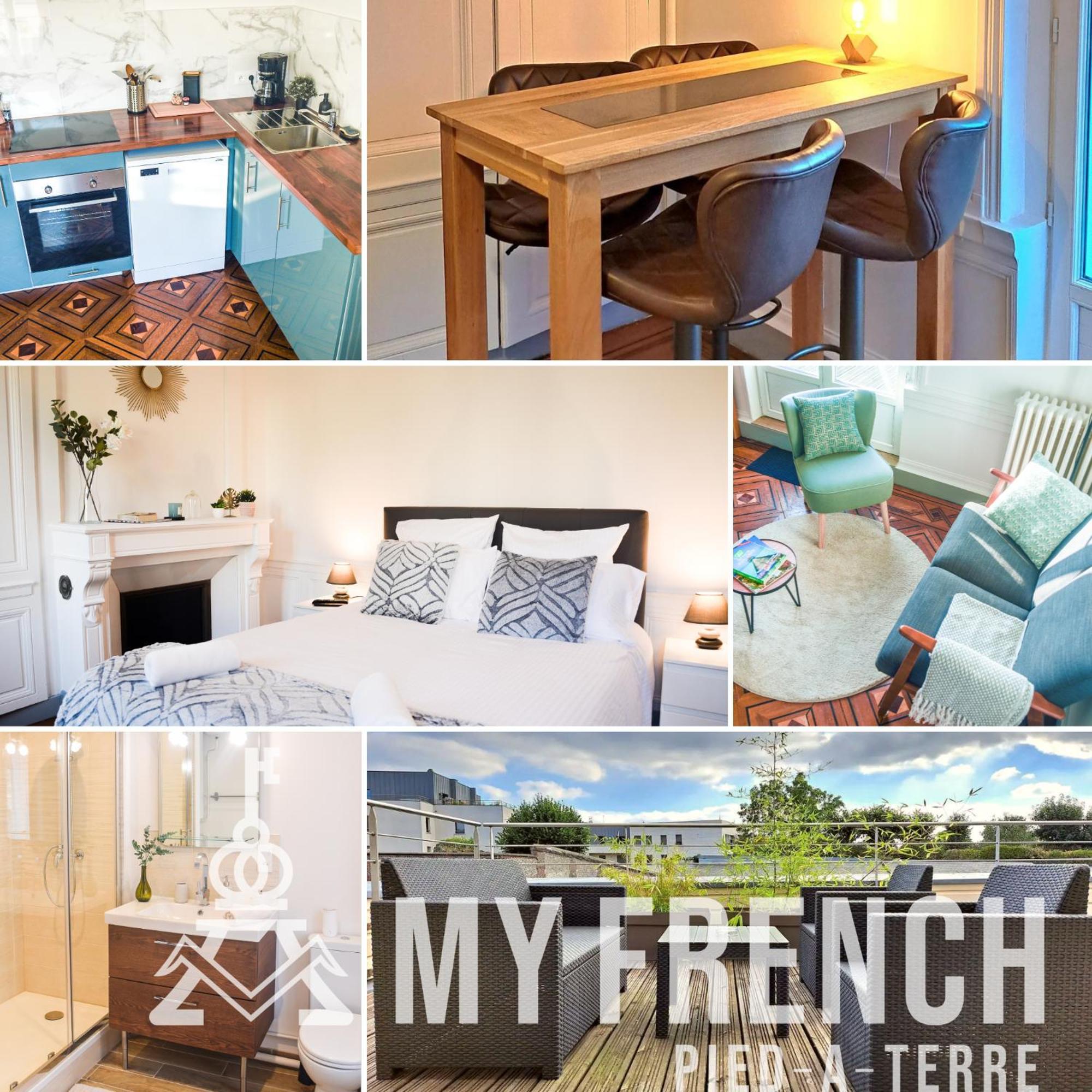 Le Canyon Rouen Centre By Myfrenchpat Terrasse & Parking 外观 照片