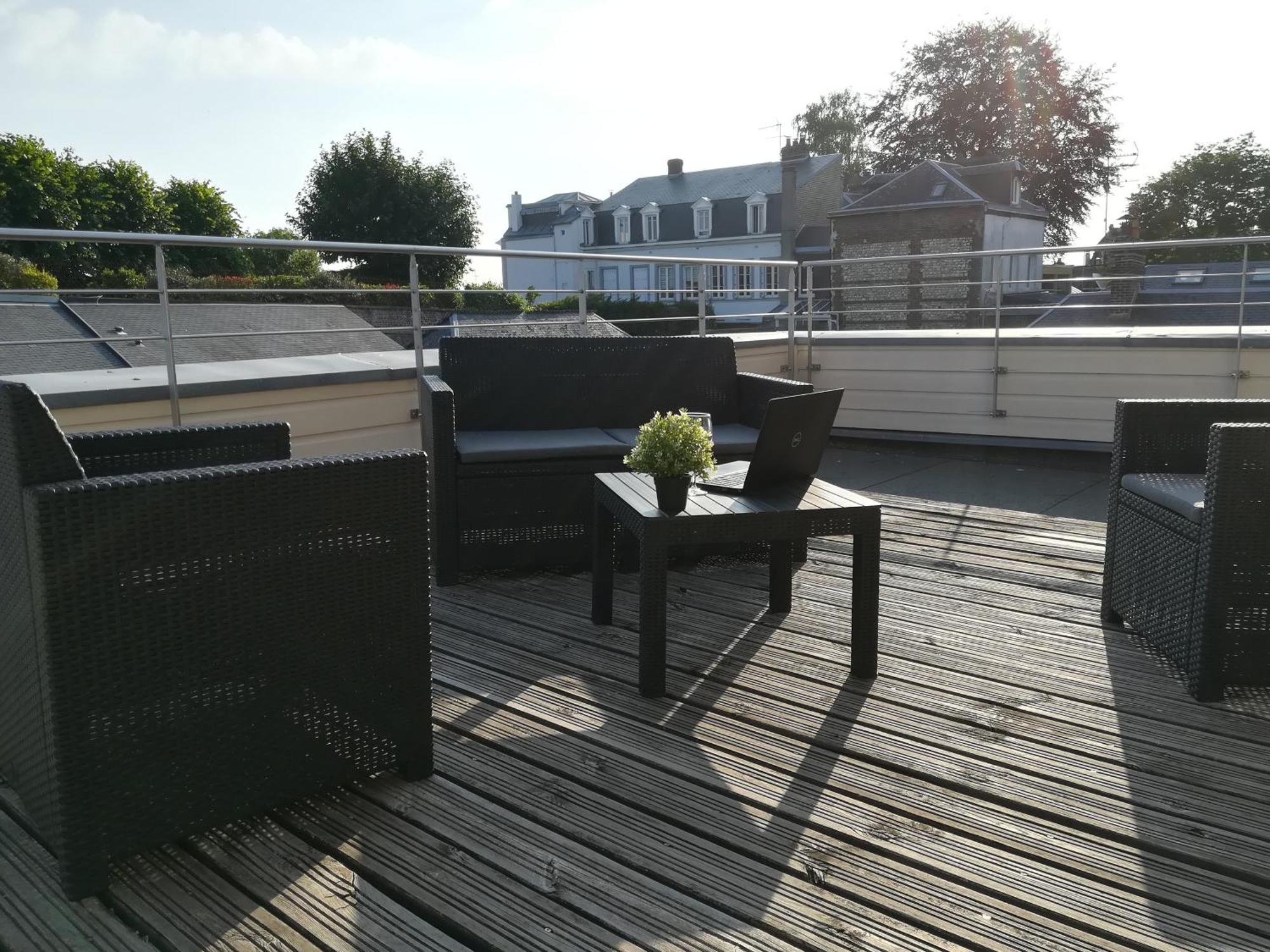 Le Canyon Rouen Centre By Myfrenchpat Terrasse & Parking 外观 照片